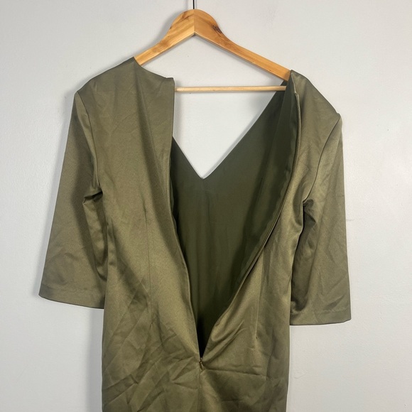 Elliatt Fearless Dress in Khaki green mini dress size XS - Picture 8 of 9